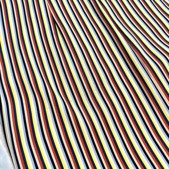 Vintage DVF Diane Von Furstenberg Retro Mod Rainbow Strior Sheath Dress MIDI 8 - Picture 5 of 11